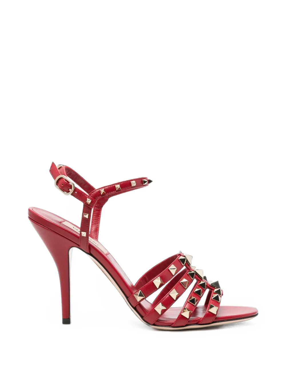 Valentino Garavani Rockstud caged sandals Rood