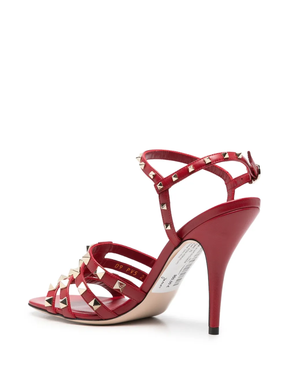 Valentino Garavani Rockstud caged sandals Rood