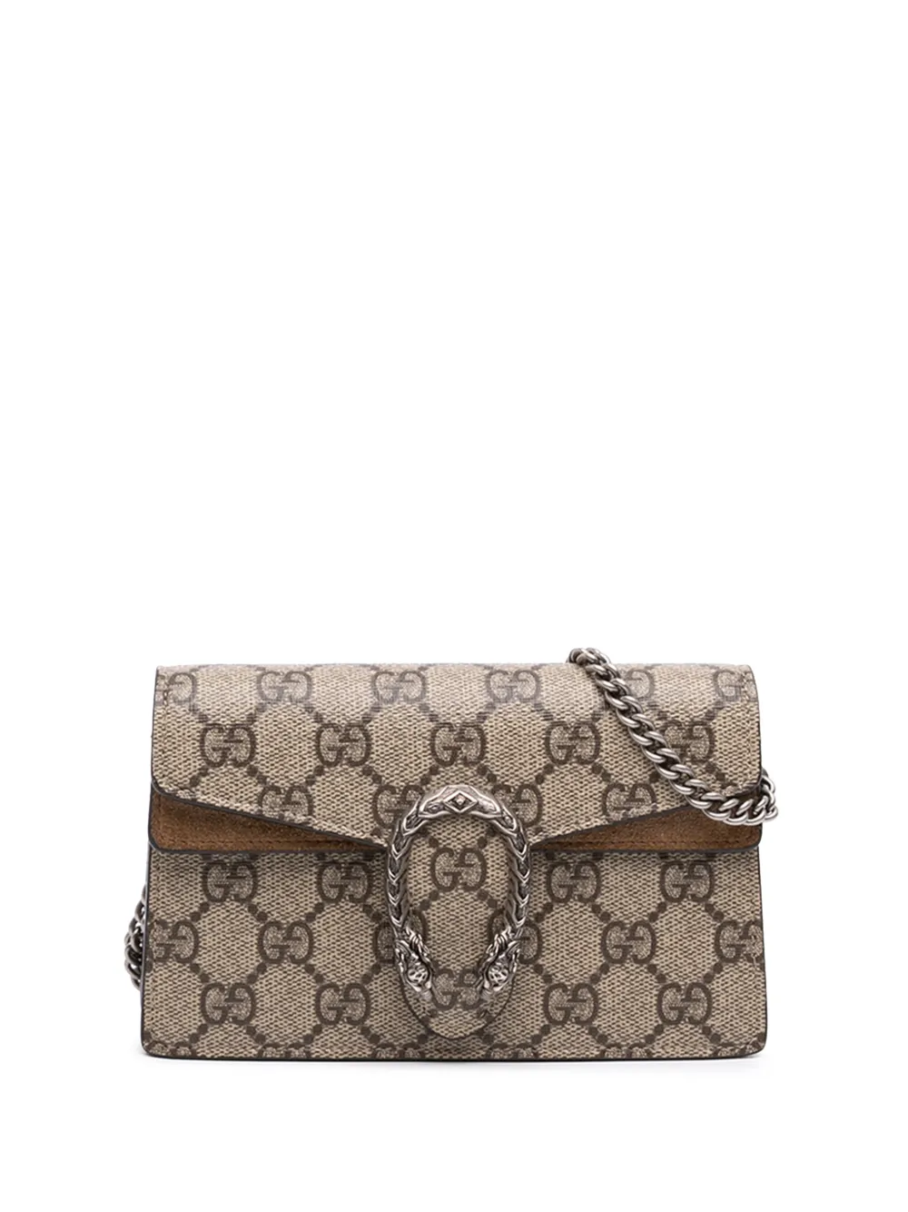 Gucci Pre-Owned 2000-2015 Mini GG Supreme Dionysus crossbody bag - Toni neutri
