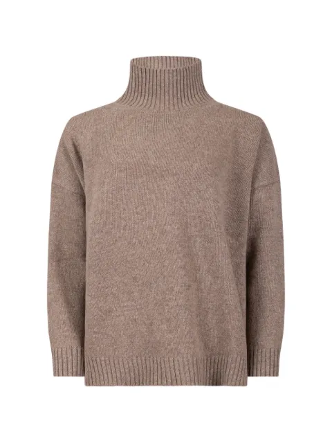 Weekend Max Mara suéter con hombros caídos y cuello alto