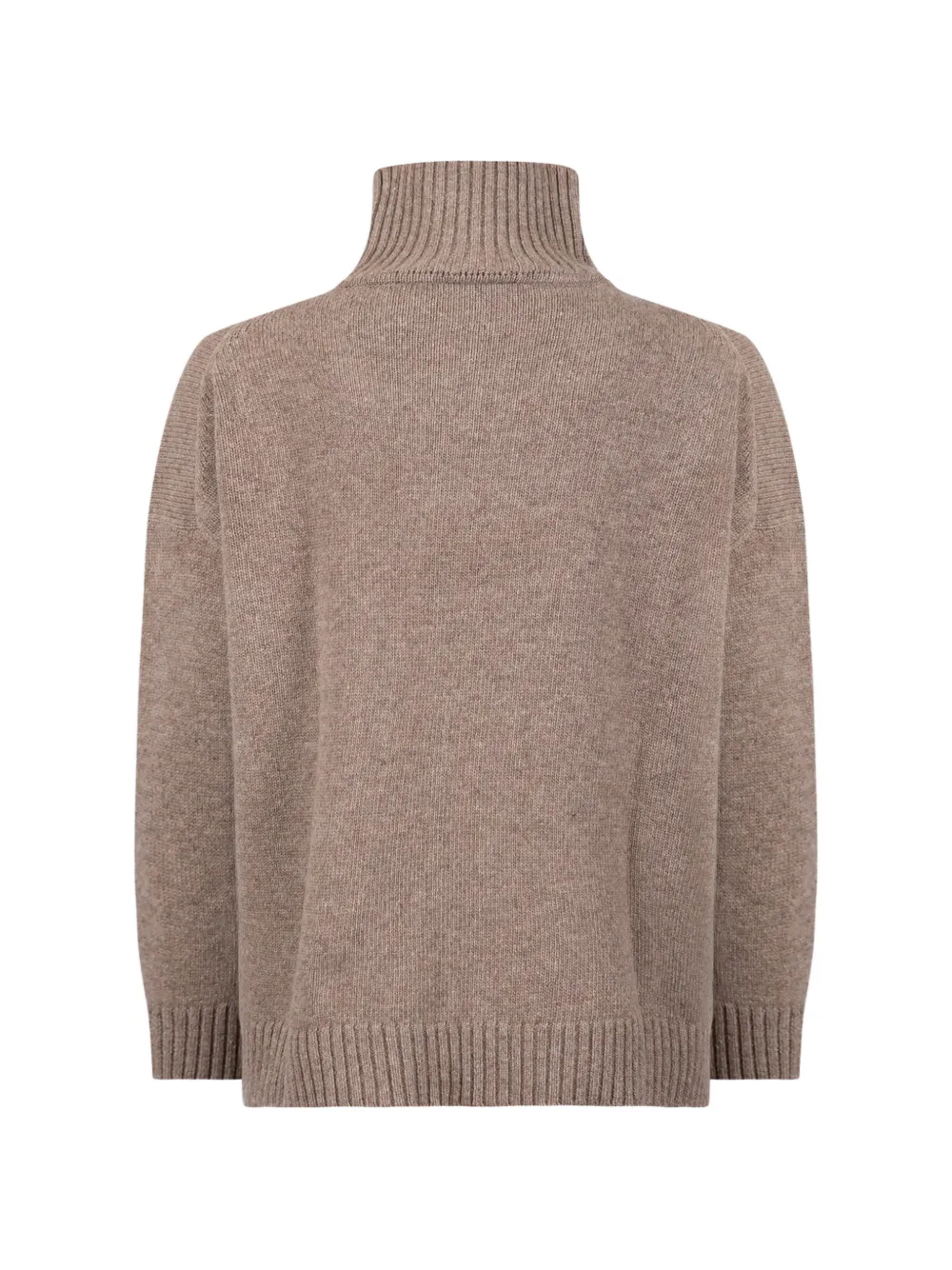 Weekend Max Mara Trui met hoge hals en verlaagde schouders Bruin