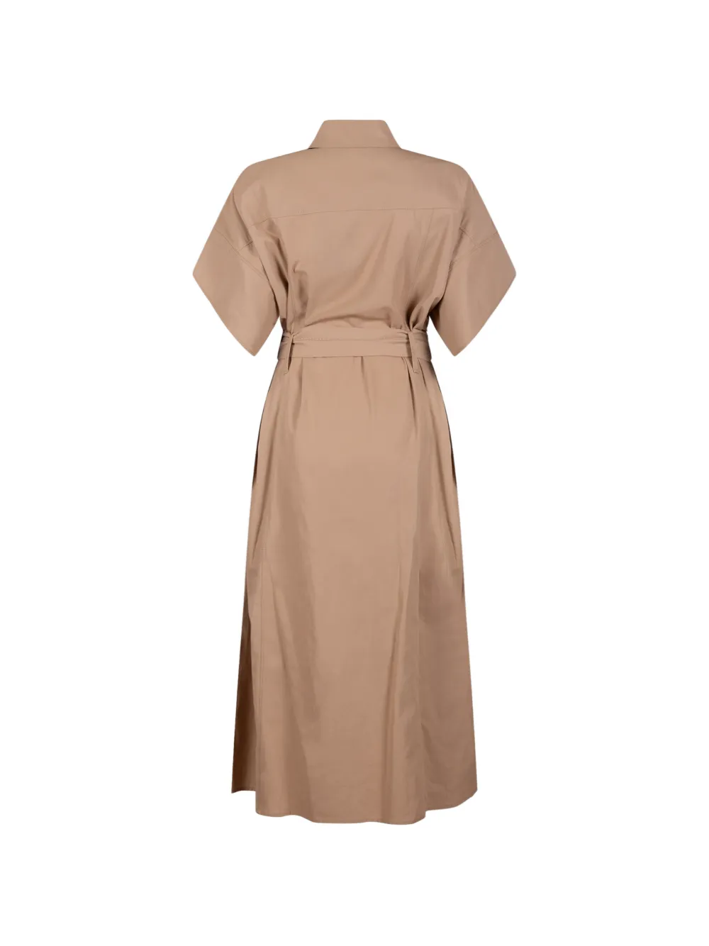 PINKO Midi-jurk met ceintuur Beige