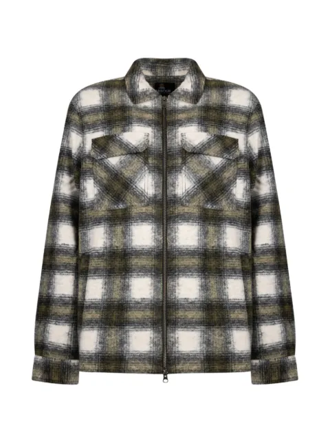 Barbour International Giacca-camicia Clayton a quadri con zip