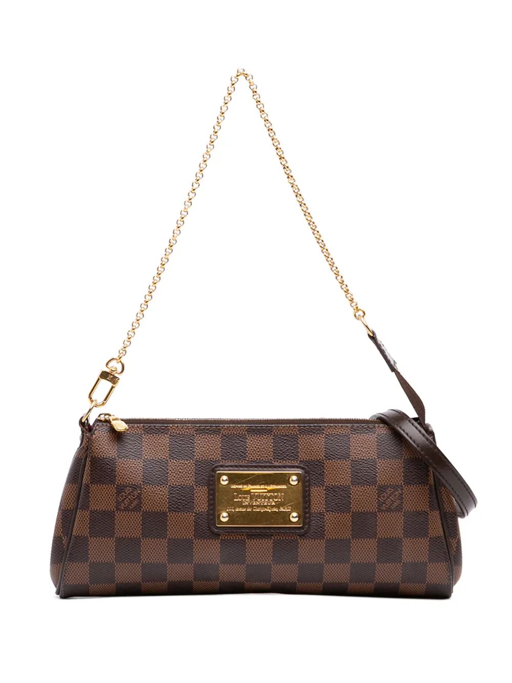 Louis Vuitton Pre-Owned 2011 Damier Ebene Eva satchel - Marrone