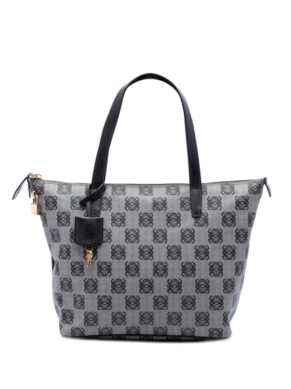 Loewe Pre-Owned 2010 Anagram Coated Canvas tote bag - Grau