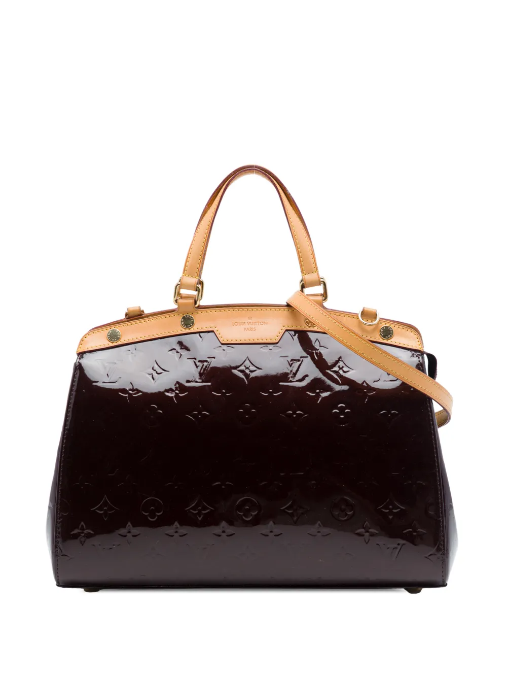 Louis Vuitton Pre-Owned 2014 Monogram Vernis Brea MM satchel - Viola