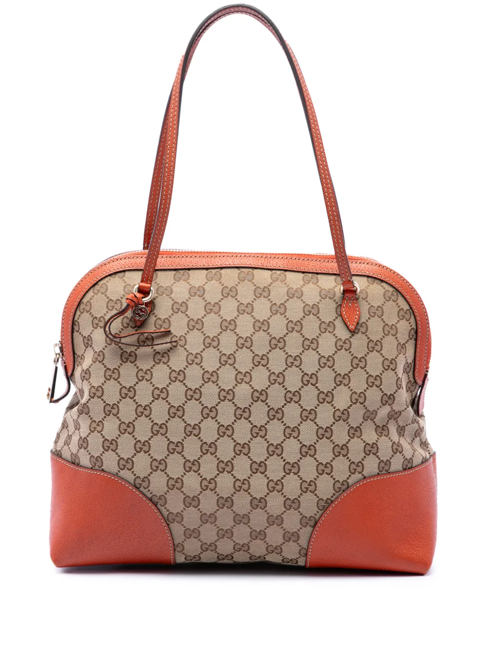 Gucci Pre-Owned 2016-2026 Medium GG Canvas Bree Dome tote bag - Arancione