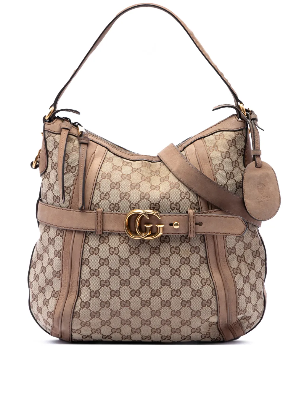 Gucci Pre-Owned 2016-2026 Medium GG Canvas Running satchel - Toni neutri