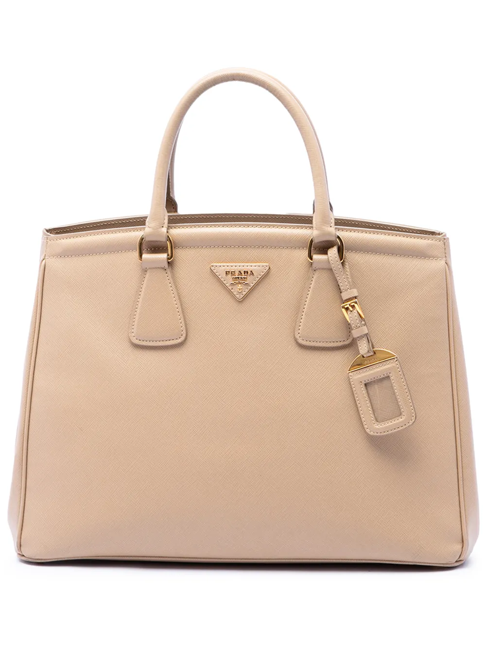 Prada Pre-Owned 2015-2026 Saffiano Lux Parabole tote bag - Toni neutri