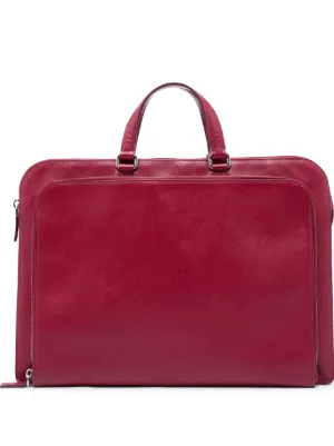 Prada Pre-Owned 2013-2026 サフィアーノ クラッチバッグ | レッド