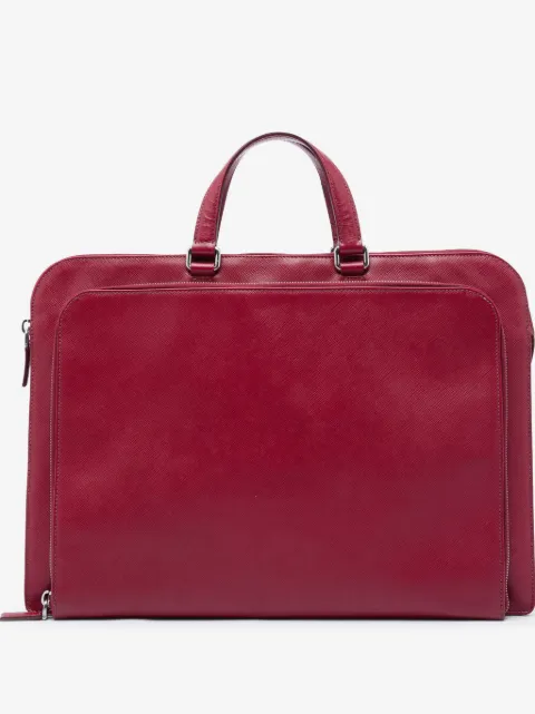 Prada Pre-Owned 2013-2026 Saffiano business bag