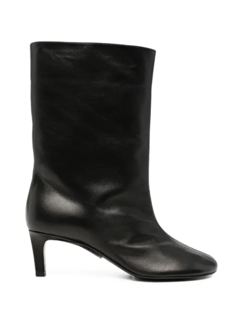 Plan C pointed-toe leather boots