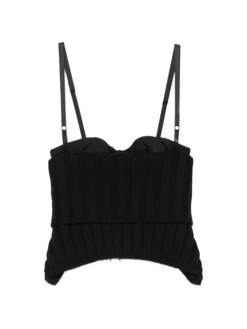 Dolce & Gabbana Pre-Owned 2000s ribbed-knit corset top