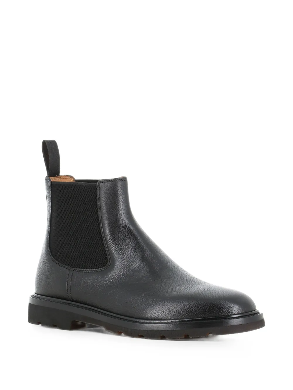 Henderson Baracco elasticated-side leather Chelsea boots Zwart
