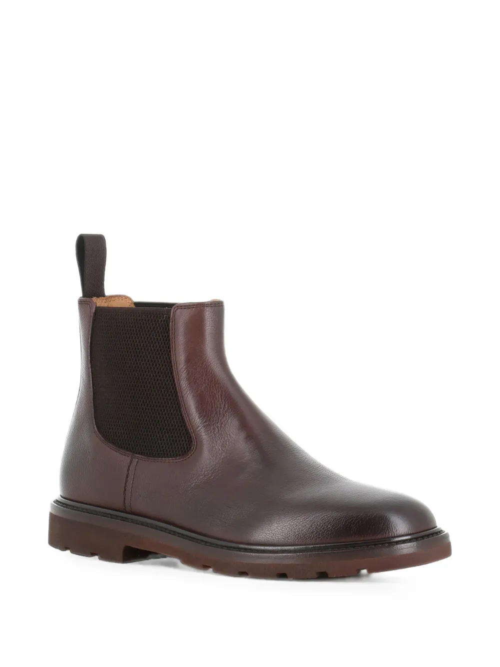 Henderson Baracco elasticated-panel leather boots Bruin