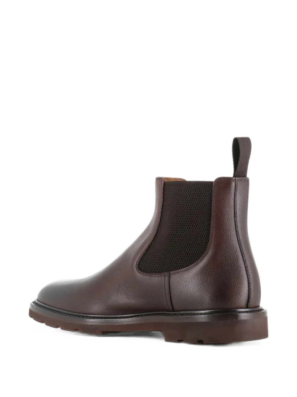 Henderson Baracco elasticated-panel leather boots Bruin