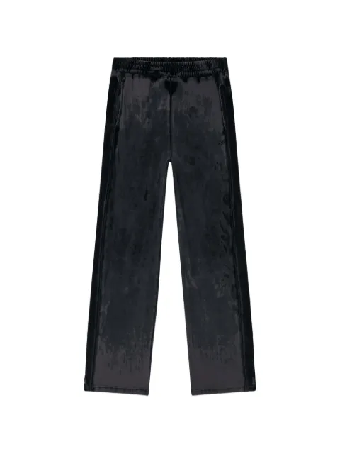 Diesel devoré-effect chenille track pants