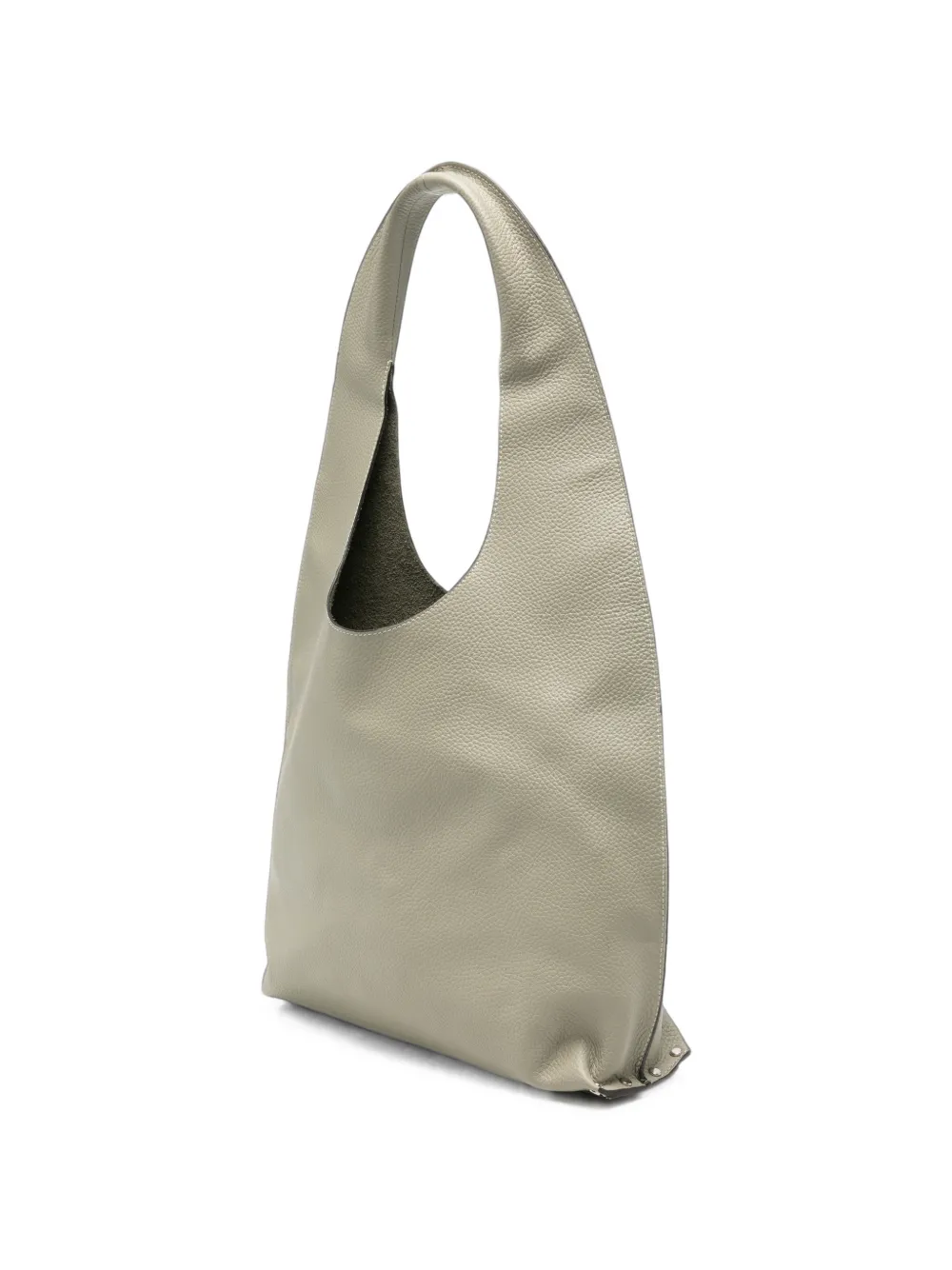 A.P.C. Neige Clou shopper van bewerkt leer Groen