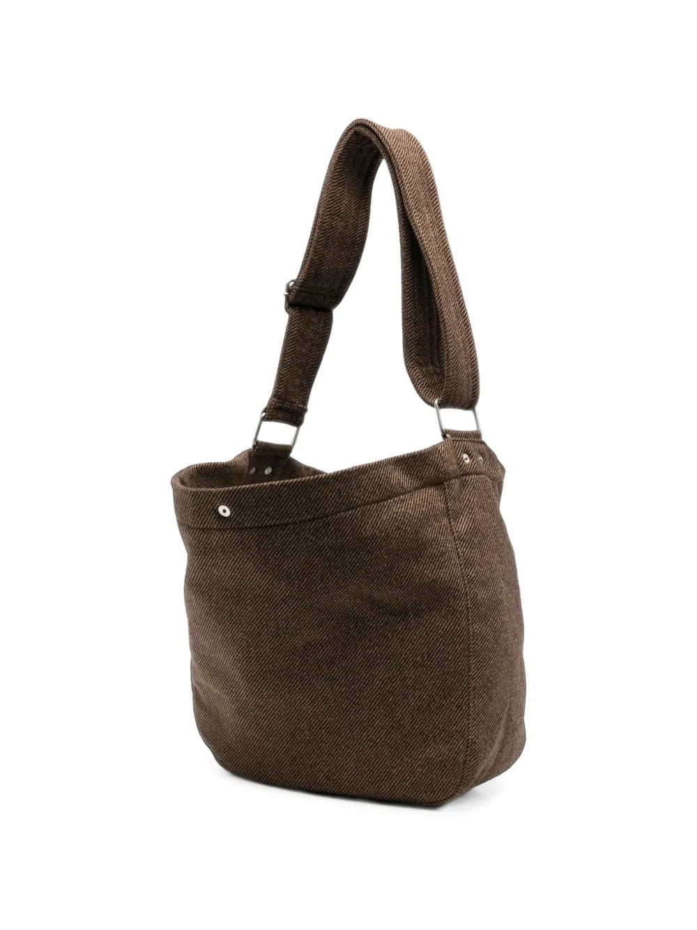 A.P.C. Journal twill schoudertas Bruin