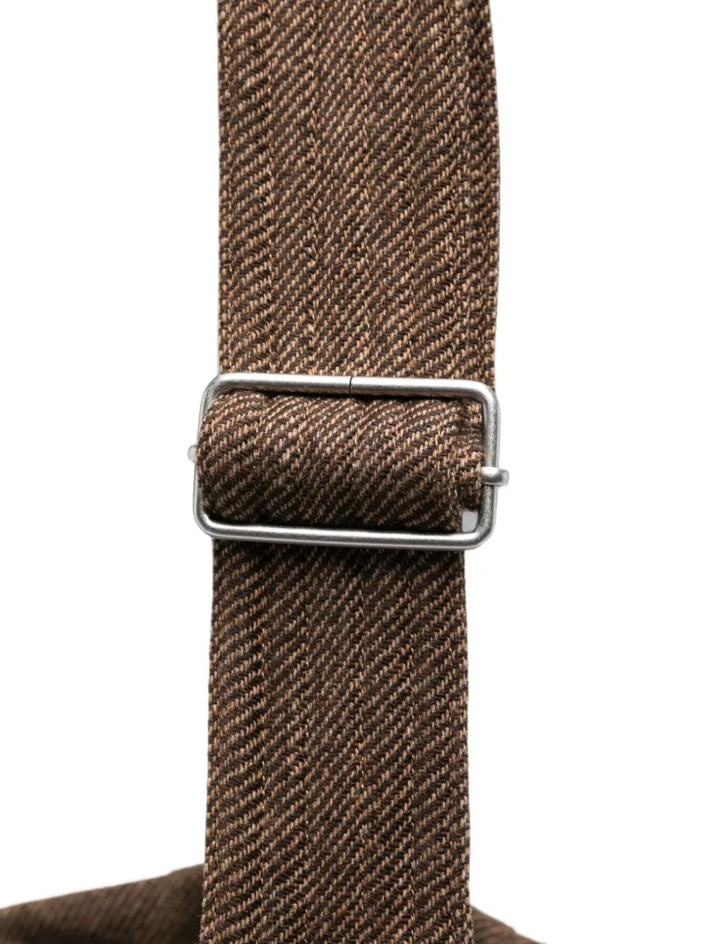 A.P.C. Journal twill schoudertas Bruin