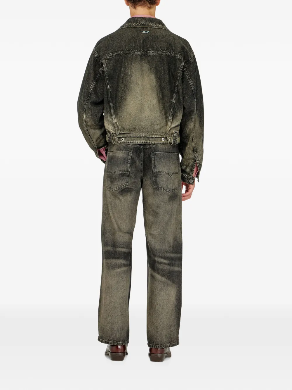 Diesel 1982 D-Hakou high-waist jeans Zwart