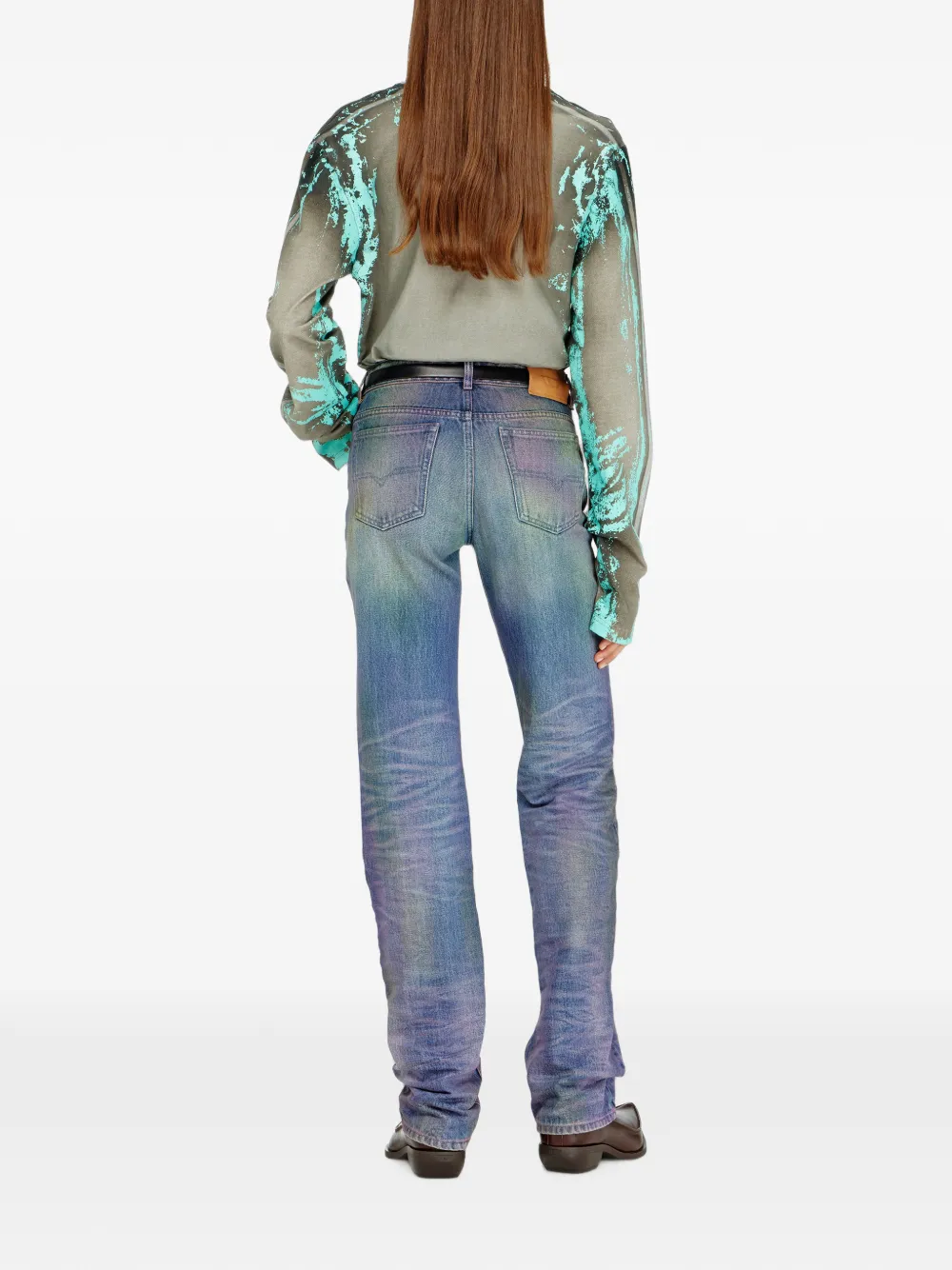 Diesel D-Lie Straight jeans Blauw