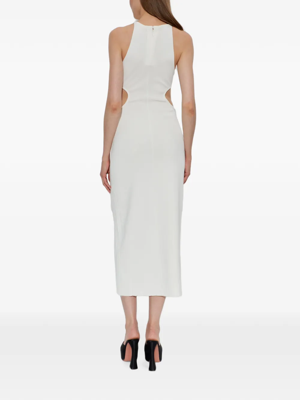 Cult Gaia Cypress midi-jurk met uitgesneden details Wit