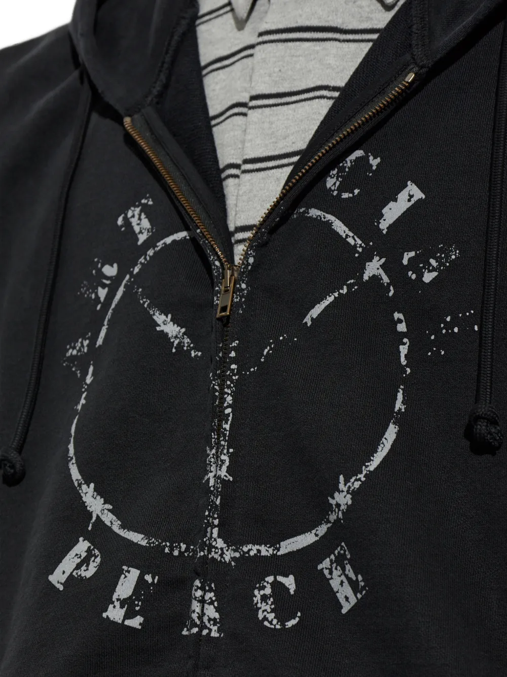 VETEMENTS Hoodie met grafische print Zwart