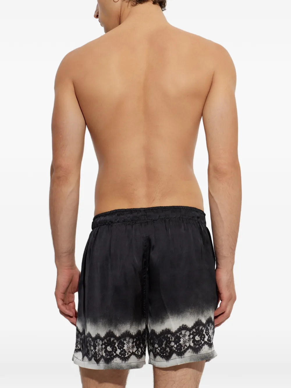 Diesel Ryan-GFT boxershorts met kanten afwerking Zwart