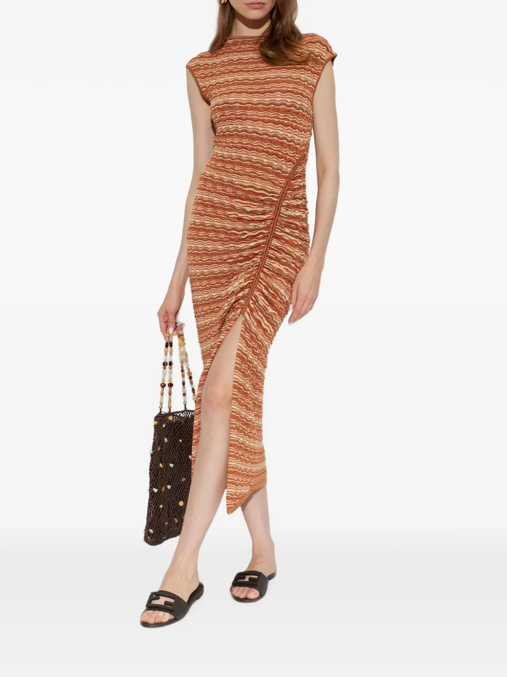 Cult Gaia Hilary midi dress - Orange