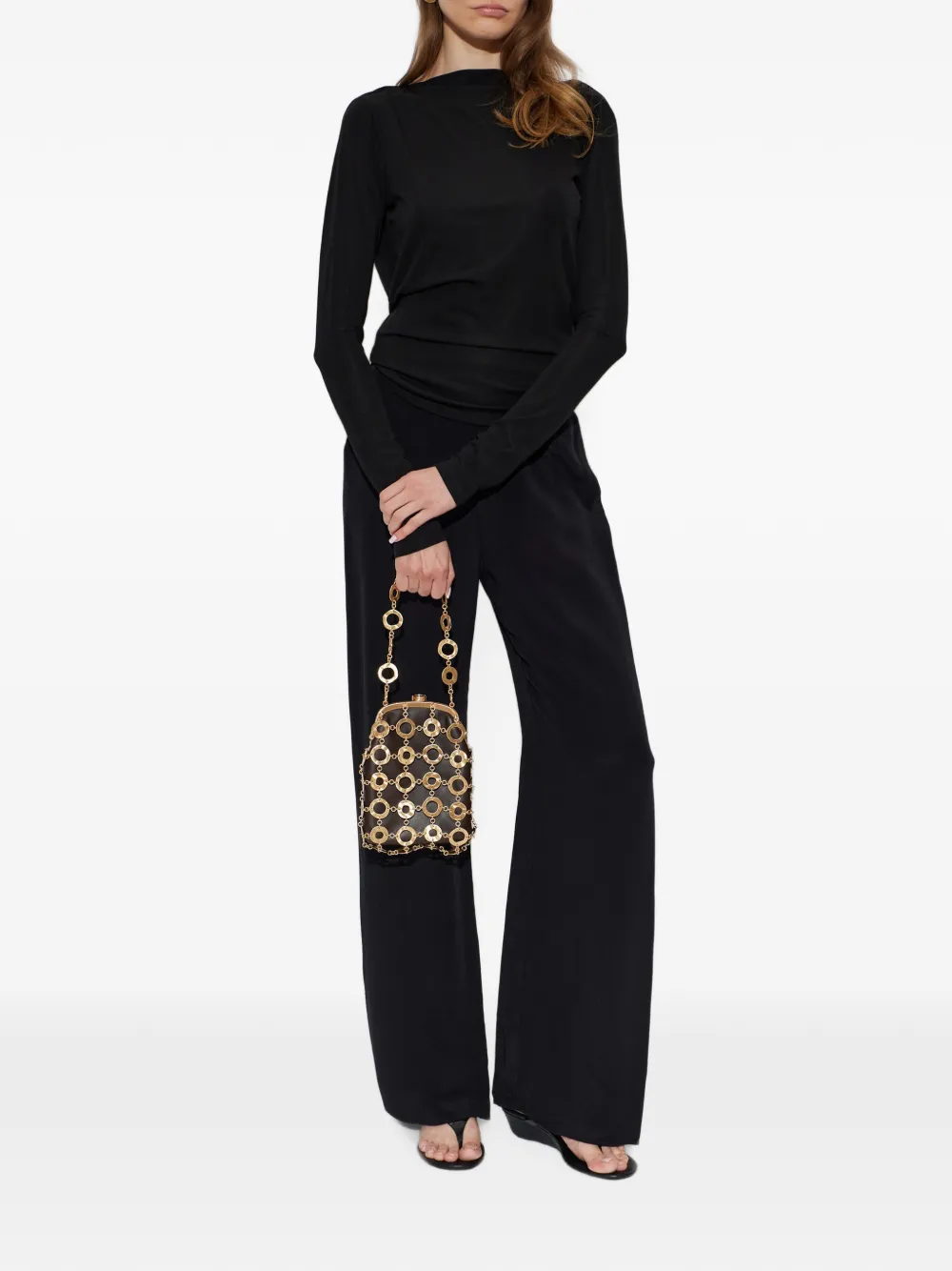 Cult Gaia Vayda top Zwart