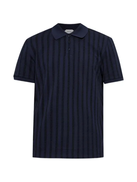 Versace jacquard cotton piqué polo shirt