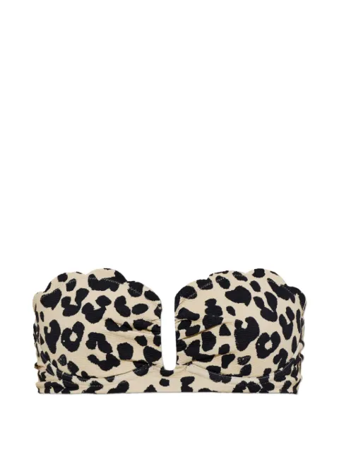 Marysia Lisbon cheetah-print bikini top