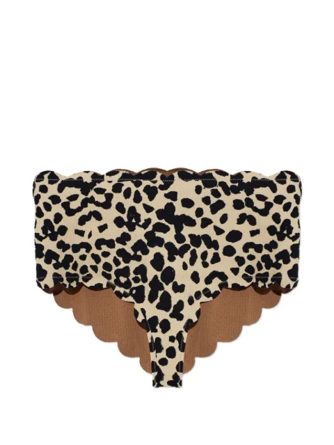 Marysia Santa Monica cheetah-print bikini bottoms