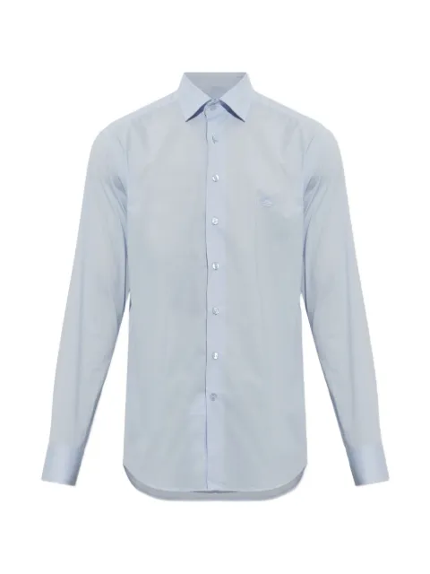 ETRO embroidered-logo shirt
