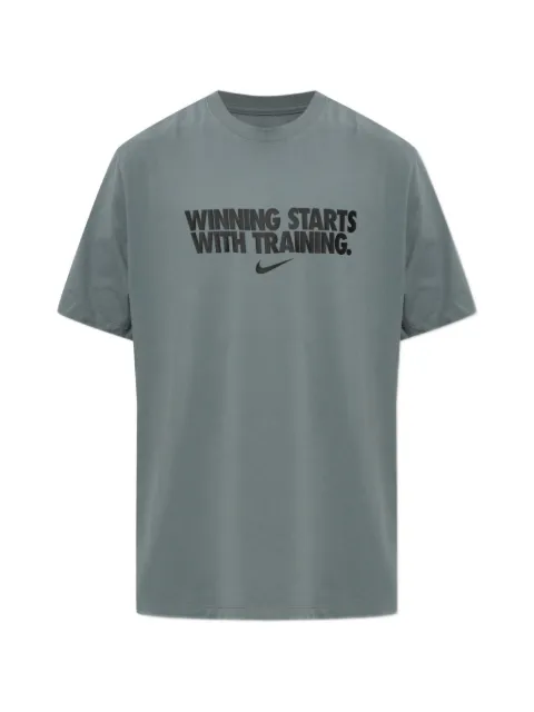 Nike slogan-print short-sleeves T-shirt