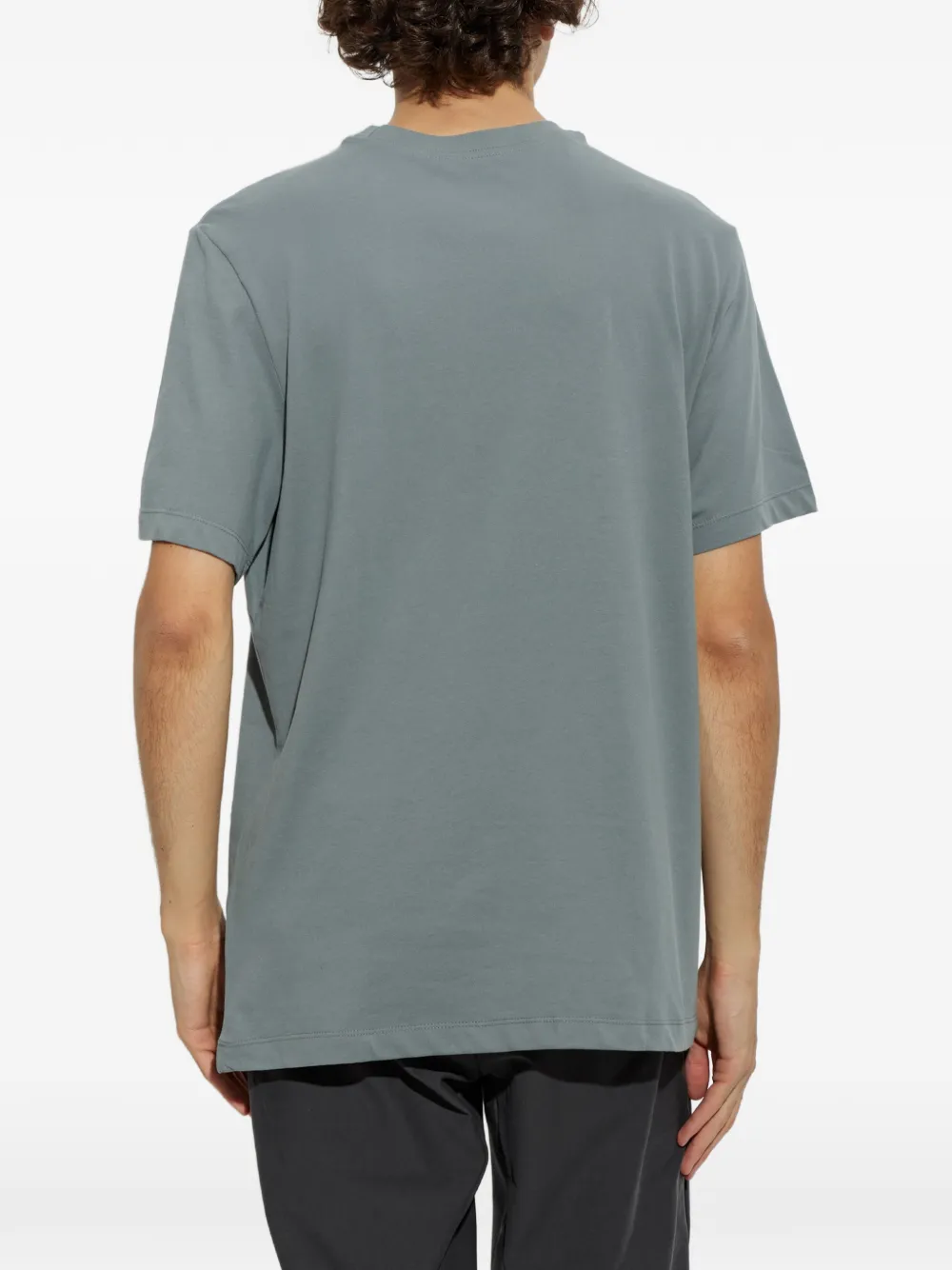 Nike slogan-print short-sleeves T-shirt Grijs