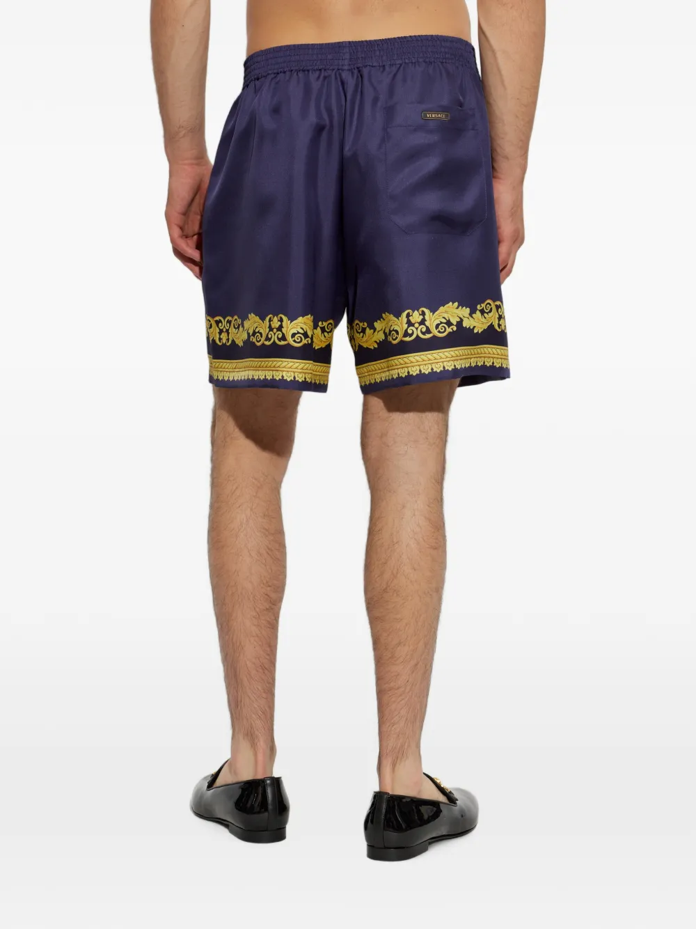 Versace printed boardshorts Paars