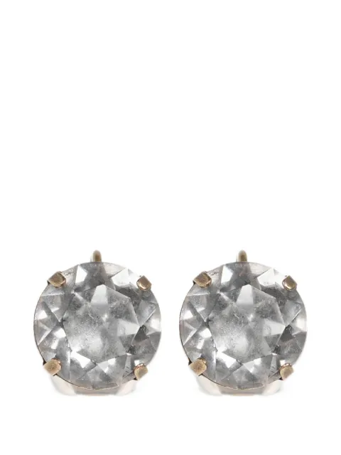 Balenciaga Gala earrings set in dark gold/ crystal