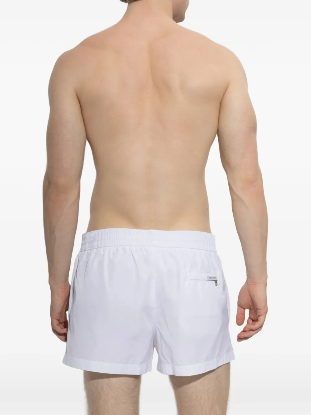 Dolce & Gabbana Zwembroek met trekkoord Wit