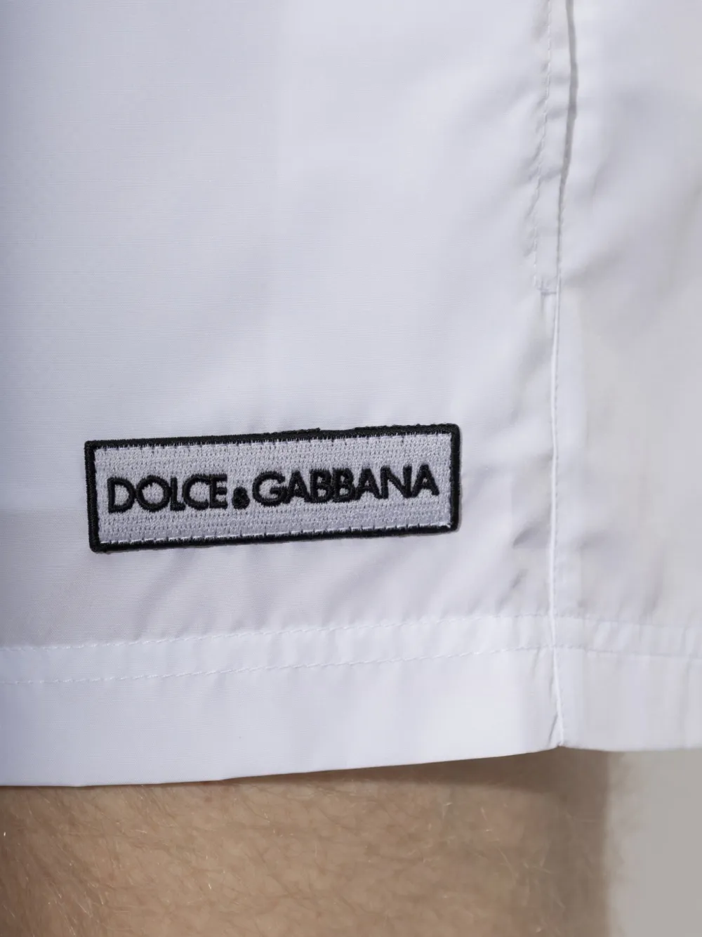 Dolce & Gabbana Zwembroek met trekkoord Wit