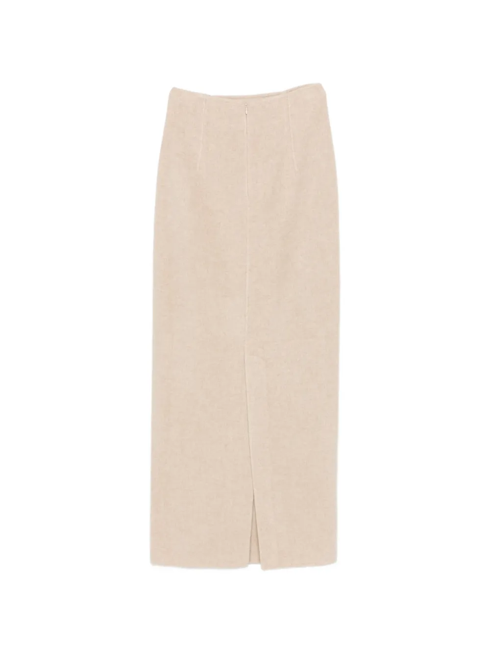 RUOHAN Loess Kyth midi-kokerrok met stippen Beige