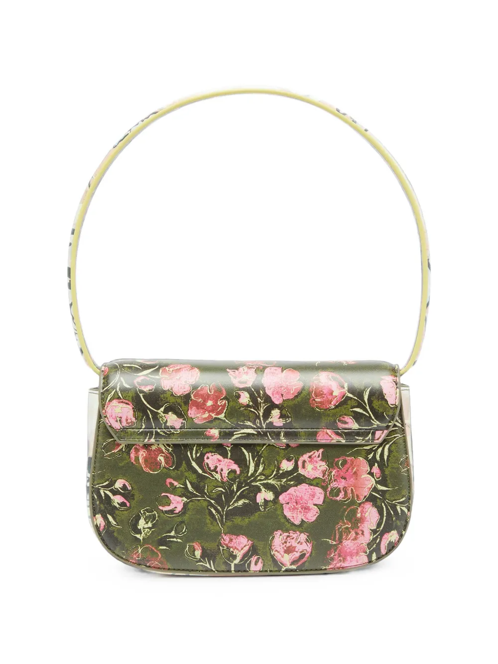 Diesel 1DR-Iconic schoudertas met bloemenprint Groen