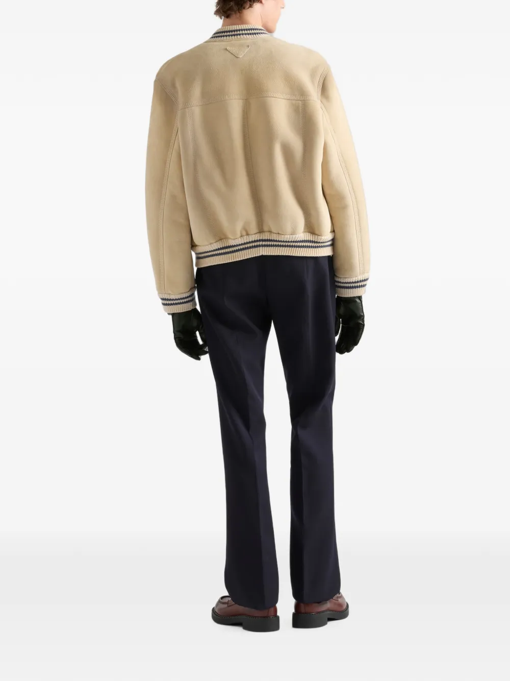 Prada Lammy bomberjack Beige