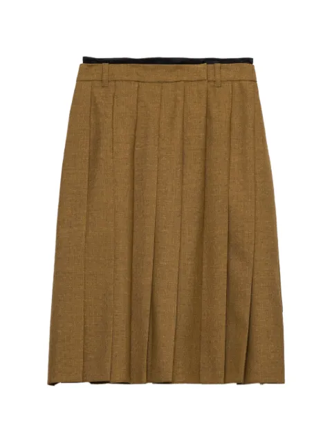 Prada hopsack midi-skirt