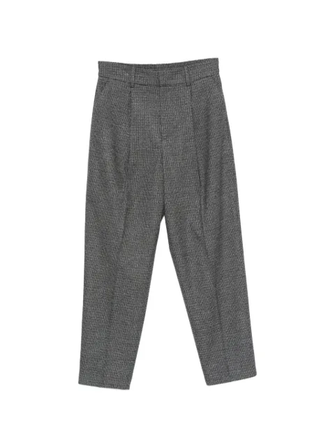 PT Torino pantalon de costume plissé à motif pied-de-poule