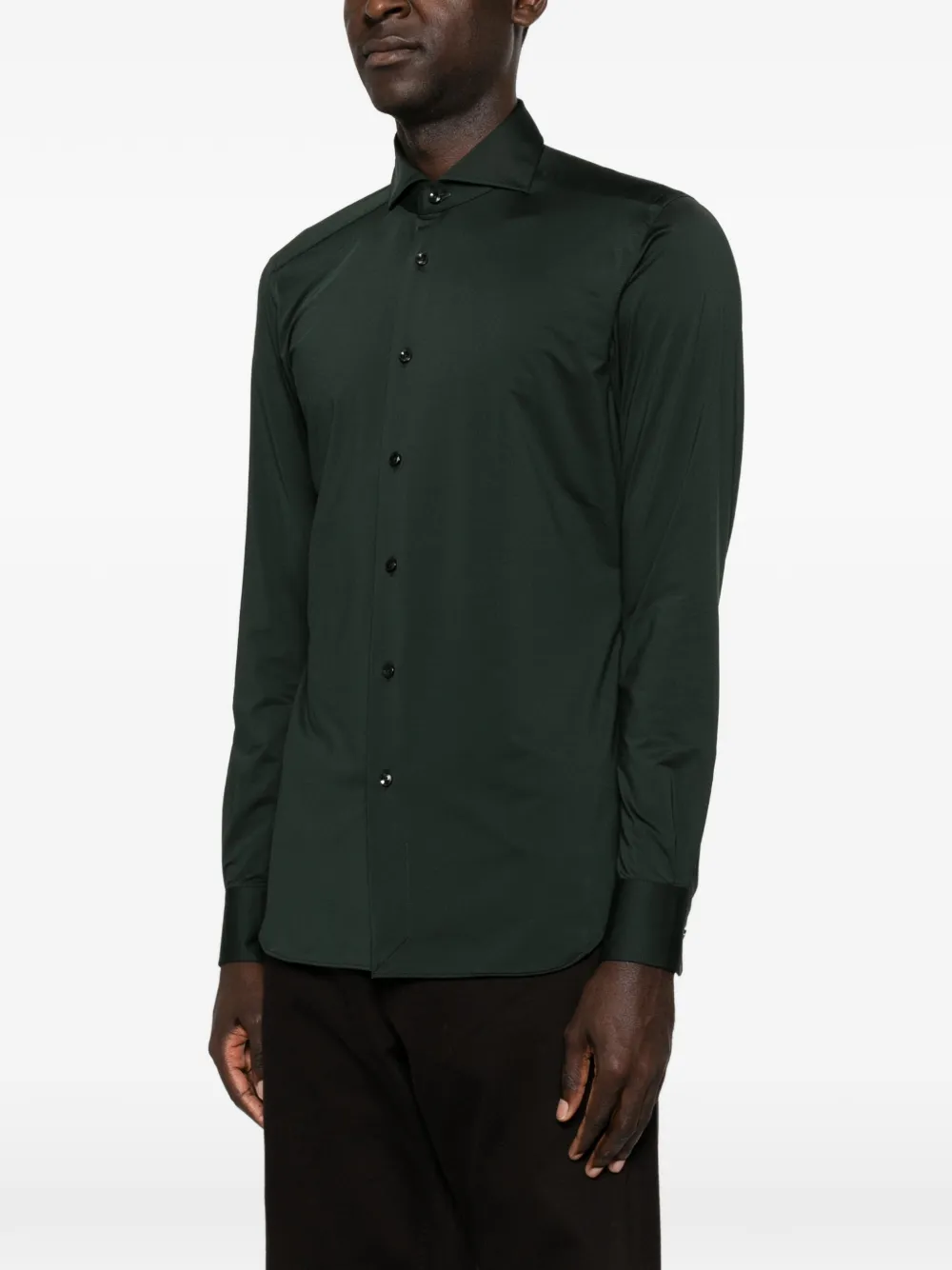 Xacus Overhemd met knoopsluiting Groen
