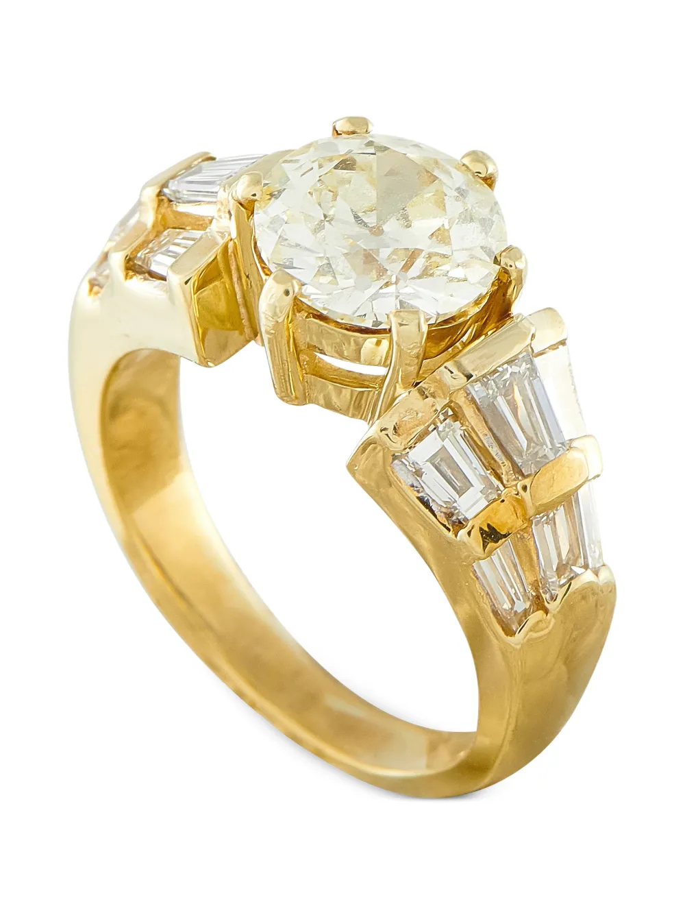 LB Exclusive embellished diamond ring - Gold