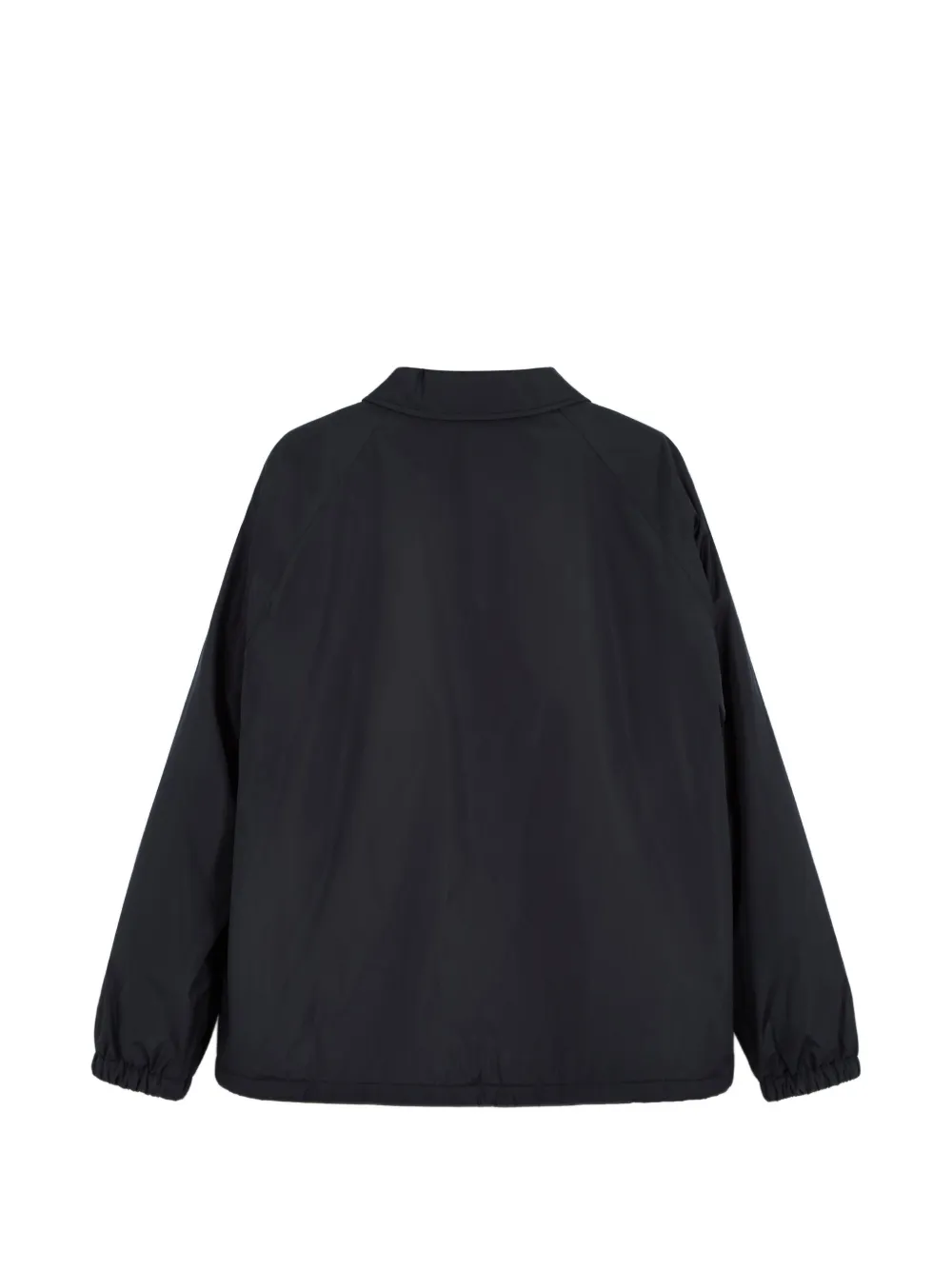 Jil Sander Jack met drukknoopsluiting en geborduurd logo Zwart