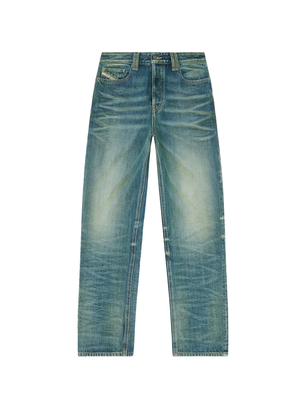 Diesel regular-jeans high-waist 1991 D-Voeed - Blu